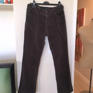 Sold. 10 Calvin Klein Velvet Brown Jeans